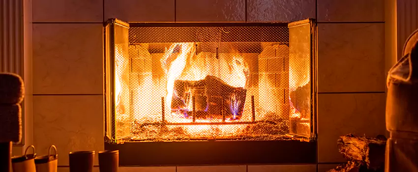 Mendota Hearth Landscape Fireplace Installation in Baldwin, Pennsylvania