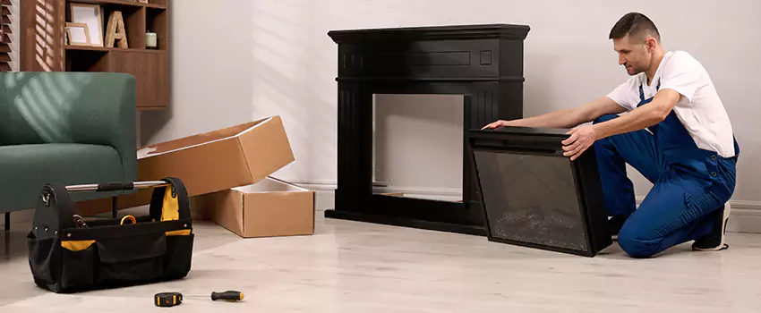 Old Rusted Metal Fireplace Repair And Replacement in Baldwin, PA